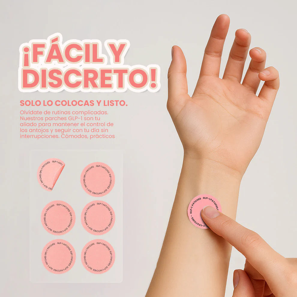 🩷 GLP-1 KIND PATCHES – Control Natural del Apetito - 30 días.