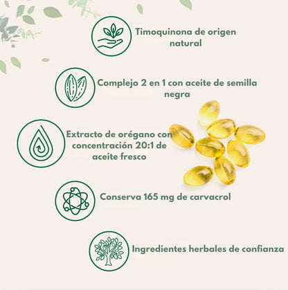 ACEITE DE ORÉGANO 6000 Mg, 60 cápsulas