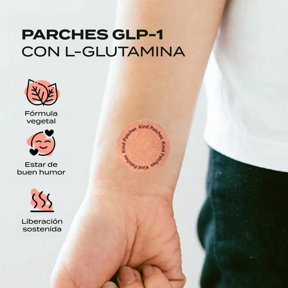 🩷 GLP-1 KIND PATCHES – Control Natural del Apetito - 30 días.