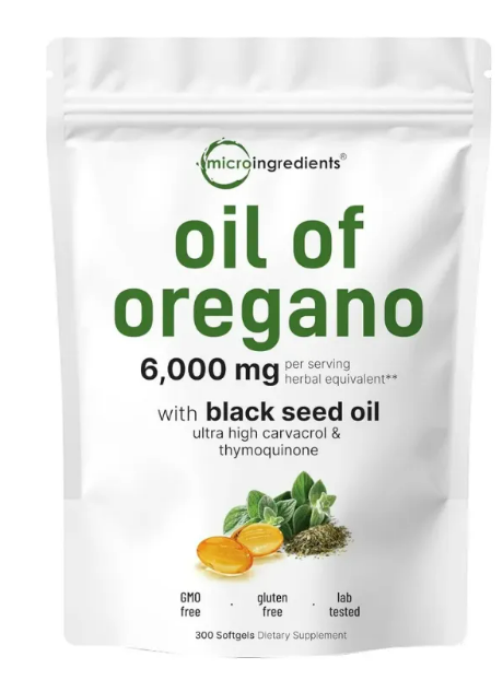 ACEITE DE ORÉGANO 6000 Mg, 60 cápsulas